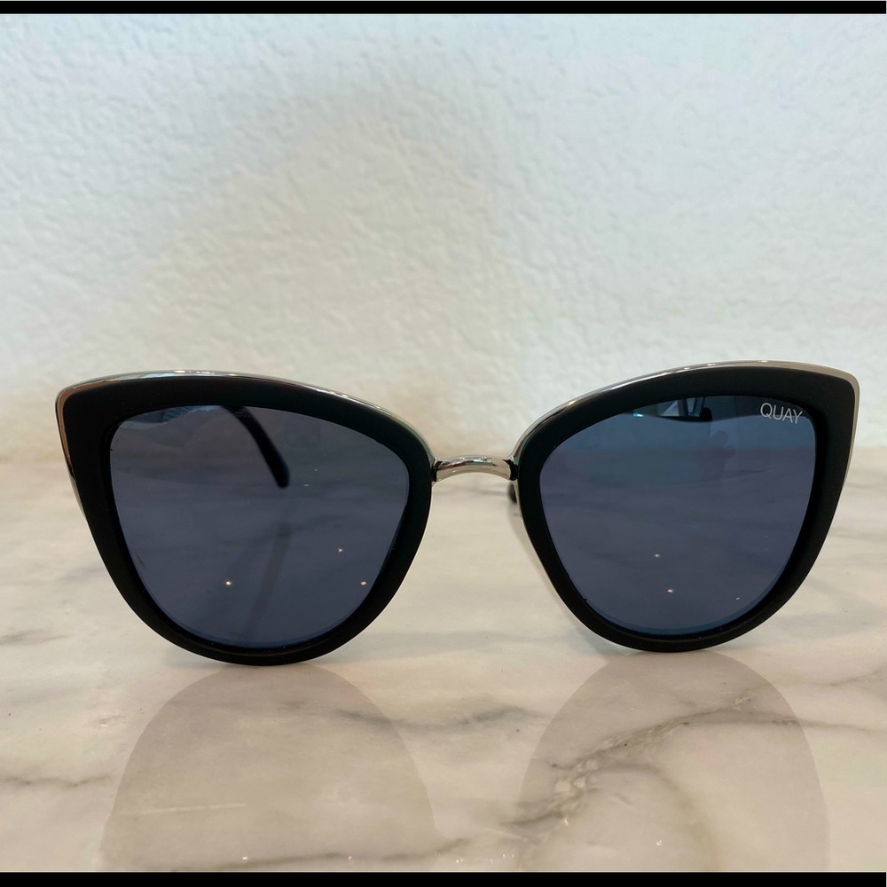 Quay Australia My Girl cat-eye black sunglasses